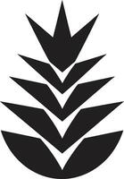 stilvoll Ananas Symbol beschattet Ananas Logo vektor