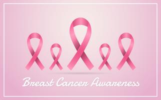 Brustkrebsbewusstsein Vektor Hintergrund