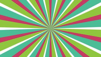abstrakt grön och röd sunburst mönster bakgrund för modern grafisk design element. lysande stråle tecknad serie med färgrik för hemsida baner tapet och affisch kort dekoration vektor