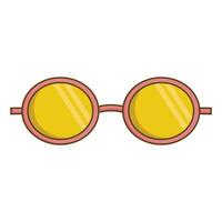Gelb und Orange Sonnenbrille Zubehörteil Illustration Bild. Vektor Design zum Sommer- Konzept Element