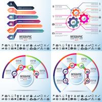 Infografiken-Designvorlage vektor