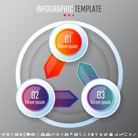 Infografiken-Designvorlage vektor