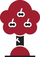 Apfel Baum Vektor Symbol