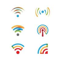 Signal-WLAN-Illustrationsdesign vektor