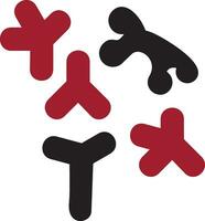 Bifidobakterien Vektor Symbol