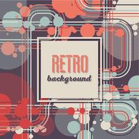 Gammal retro vintage stil design mall vektor