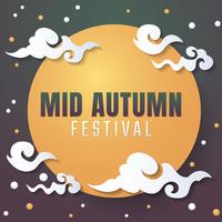 Mid Autumn Festival Vector Hintergrund