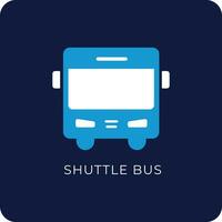 Shuttle Bus Zeichen Symbol vektor