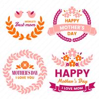 Mother Day Vector Label für Banner