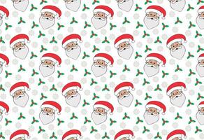 Santa claus Weihnachten Muster zum festlich Hintergründe und Stoffe vektor