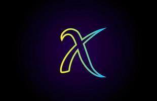 alfabetet brev logotypen ikon för företag och företag. kreativ mall vektor