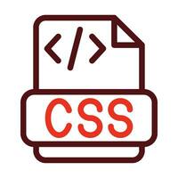 CSS Vektor dick Linie zwei Farbe Symbole zum persönlich und kommerziell verwenden.