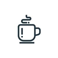 Tasse von Kaffee Symbol isoliert auf Weiß Hintergrund. Tasse von Kaffee Symbol zum Netz und Handy, Mobiltelefon Anwendungen. vektor