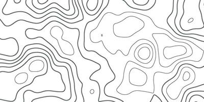 abstrakt topografisk konturer Karta bakgrund. bakgrund av topografisk linje vektor