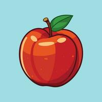 färgglada vektor äpple