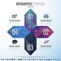 Infografiken-Designvorlage vektor