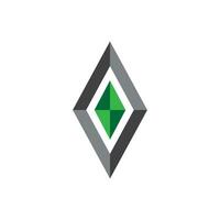 Diamant-Logo-Vorlage vektor