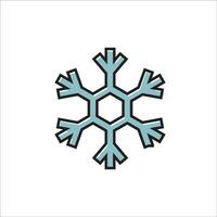 Schnee Symbol Vektor