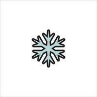 Schnee Symbol Vektor