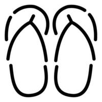 Flip Flops Symbol Illustration, zum uiux, Netz, Anwendung, Infografik, usw vektor