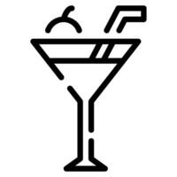 Cocktail Symbol Illustration, zum uiux, Netz, Anwendung, Infografik, usw vektor