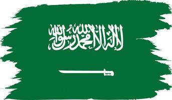 das Saudi arabisch Flagge. Vektor. präzise Messungen, Proportionen, und Farben vektor