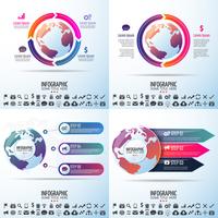 Infografiken-Designvorlage vektor