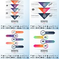 Infografiken-Designvorlage vektor