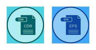 CDR och eps ikon vektor