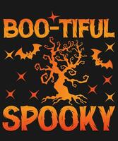 Neu Halloween Typografie T-Shirt Design vektor