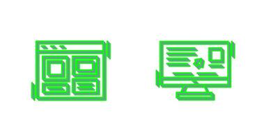 Layout und Benutzerfreundlichkeit Symbol vektor