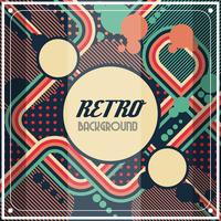 Gammal retro vintage stil design mall vektor