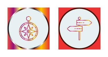Kompass und Richtung Symbol vektor