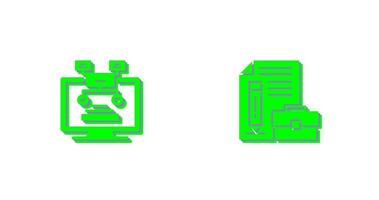 Methodik und Portfolio Symbol vektor