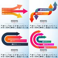 Infografiken-Designvorlage vektor