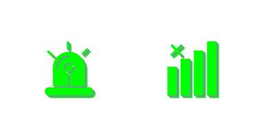 Vater und Block Symbol vektor