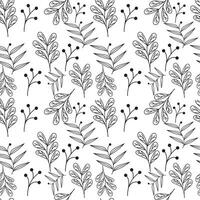 Blumen- nahtlos Muster Hintergrund Vektor Illustration.
