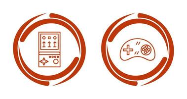 Backstein Spiel und gamng Steuerung Symbol vektor