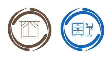 Fenster und Schubladen Symbol vektor