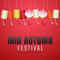 Mid Autumn Festival Vector Hintergrund