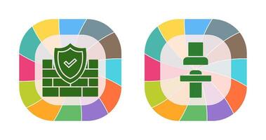 Firewall und Sitz Symbol vektor