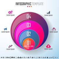 Infografiken-Designvorlage vektor