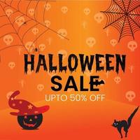 Halloween Poster Verkauf vektor