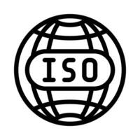 iso symbol ikon vektor