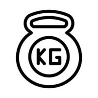 kilogram vikt ikon vektor