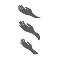 Handpflege Symbol Vorlage Vektor