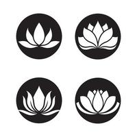 Beauty Lotus Logo Bilder vektor