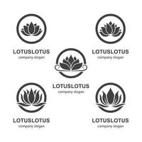 Beauty Lotus Logo Bilder vektor