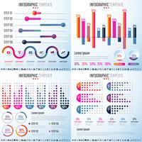 Infografiken-Designvorlage vektor