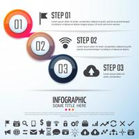 Kreis Infografiken Designvorlage vektor